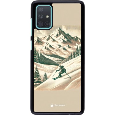 Samsung Galaxy A71 Case Hülle - Vintage Skiberg