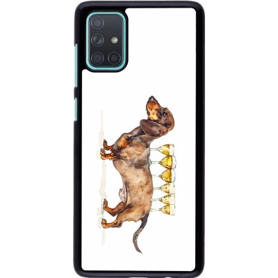 Samsung Galaxy A71 Case Hülle - Wine Teckel