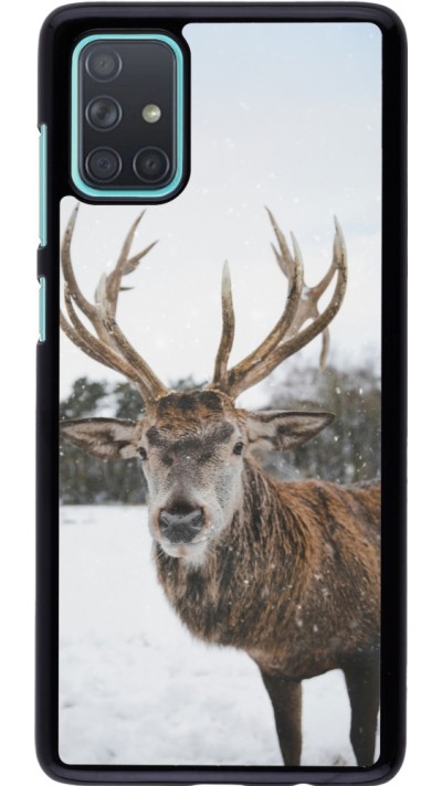 Samsung Galaxy A71 Case Hülle - Winter 25 Winter reindeer