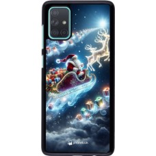Samsung Galaxy A71 Case Hülle - Weihnachten 2023 Verzauberter Weihnachtsmann