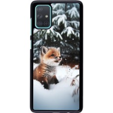 Samsung Galaxy A71 Case Hülle - Weihnachten 2023 Fuechslein Tanne