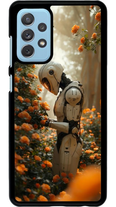 Samsung Galaxy A72 Case Hülle - Astronaut flowers 2025
