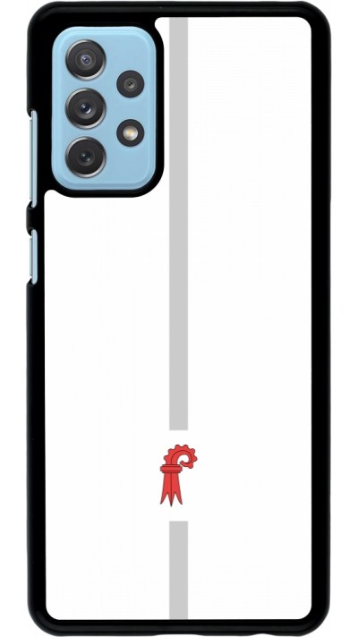 Samsung Galaxy A72 Case Hülle - Kanton BL weiss