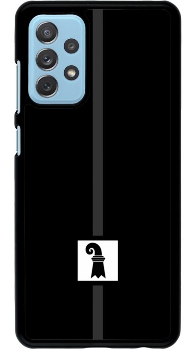 Samsung Galaxy A72 Case Hülle - Kanton BS schwarz