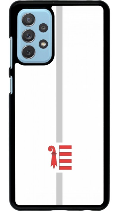 Samsung Galaxy A72 Case Hülle - Kanton JU weiss