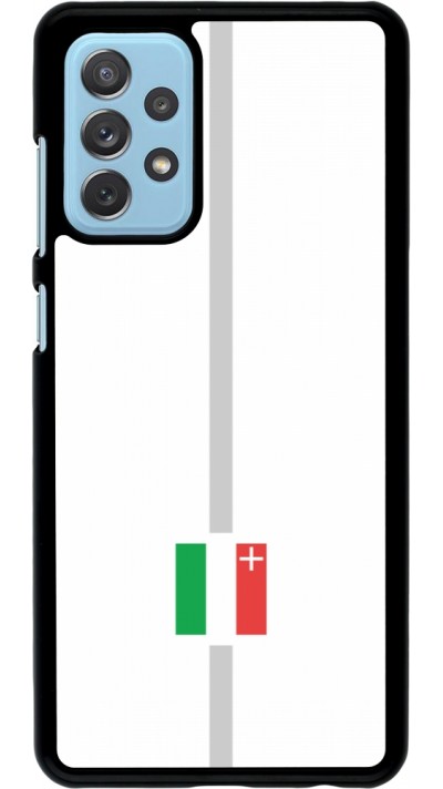 Samsung Galaxy A72 Case Hülle - Kanton NE weiss