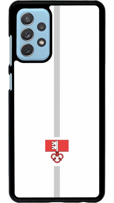 Samsung Galaxy A72 Case Hülle - Kanton OW weiss