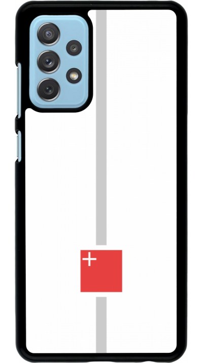Samsung Galaxy A72 Case Hülle - Kanton SZ weiss