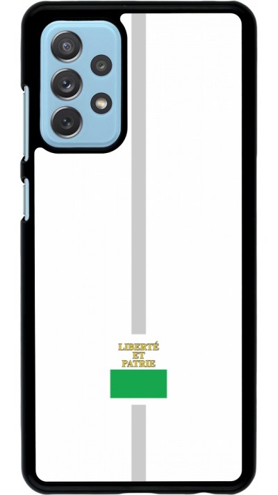 Samsung Galaxy A72 Case Hülle - Kanton VD weiss