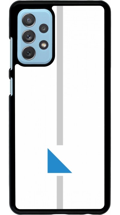 Samsung Galaxy A72 Case Hülle - Kanton ZH weiss