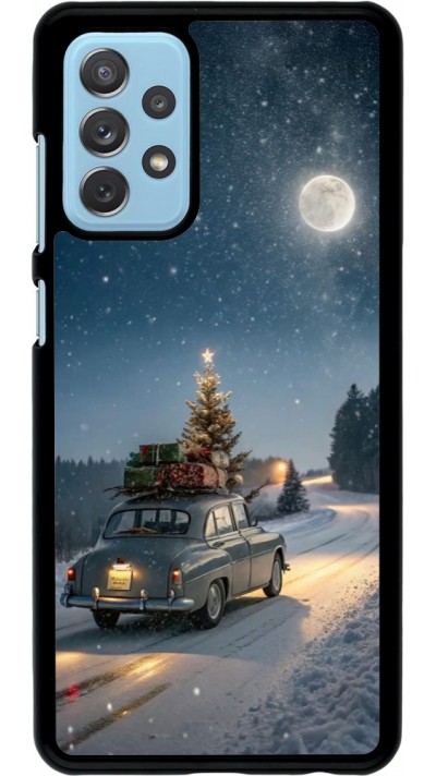 Samsung Galaxy A72 Case Hülle - Christmas 25 Car with Tree Xmas