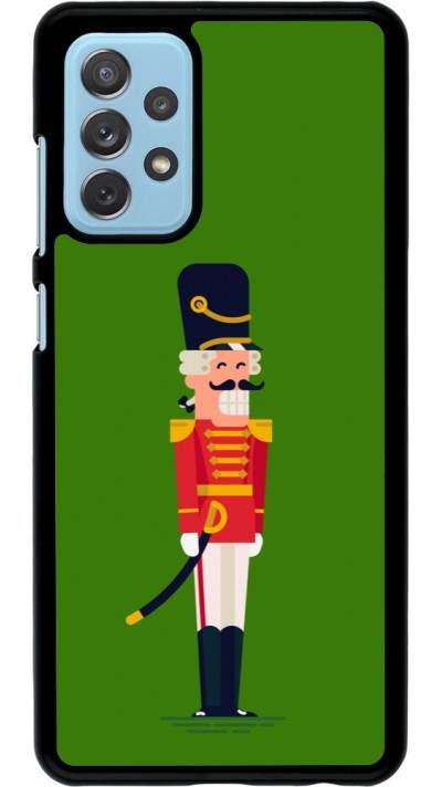 Samsung Galaxy A72 Case Hülle - Christmas 25 Nutcracker Green