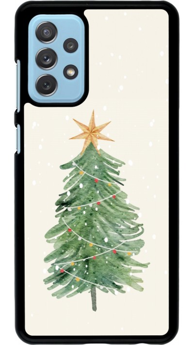 Samsung Galaxy A72 Case Hülle - Christmas 25 Sketch Tree