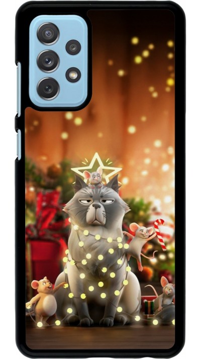 Samsung Galaxy A72 Case Hülle - Christmas 25 Xmas Cat