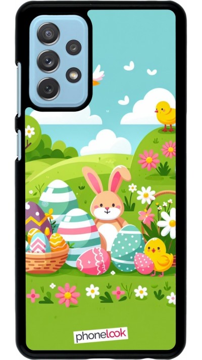 Samsung Galaxy A72 Case Hülle - Ostern 2025 Gruen