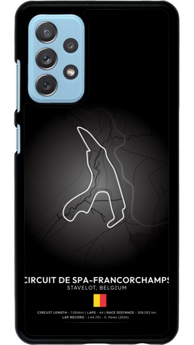 Samsung Galaxy A72 Case Hülle - F1 Track 2025 Belgium