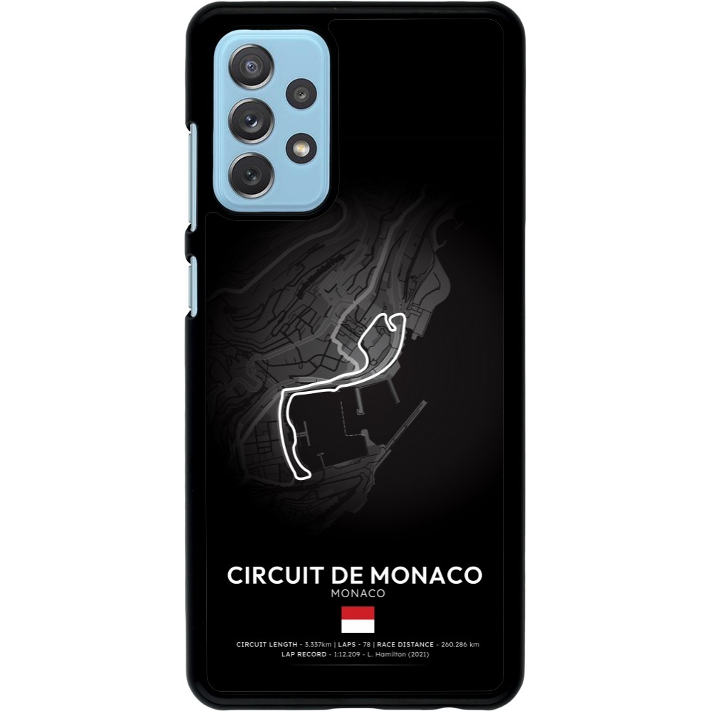 Samsung Galaxy A72 Case Hülle - F1 Track 2025 Monaco