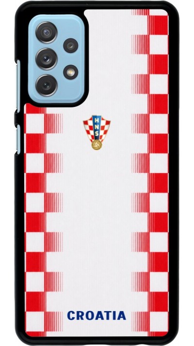 Coque Samsung Galaxy A72 - Maillot de football Croatie 2026 personnalisable