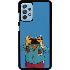 Samsung Galaxy A72 Case Hülle - Frog with camera DTMF