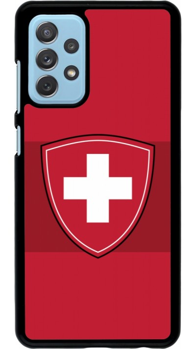 Samsung Galaxy A72 Case Hülle - Hockey World Championship Ecusson Suisse