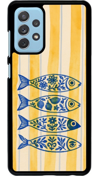 Samsung Galaxy A72 Case Hülle - Portuguese fish 2026