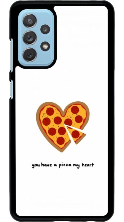 Samsung Galaxy A72 Case Hülle - Saint Valentines Day 26 You have my pizza heart