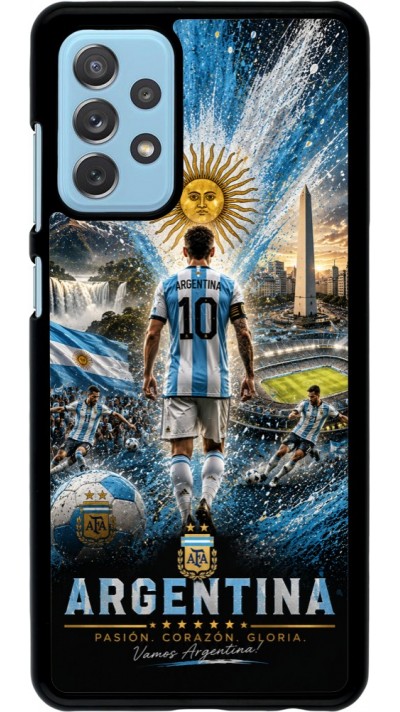 Coque Samsung Galaxy A72 - Football Argentine splash 2026