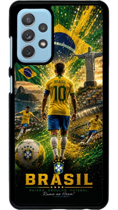 Coque Samsung Galaxy A72 - Football Brésil splash 2026