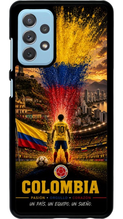 Coque Samsung Galaxy A72 - Football Colombie splash 2026