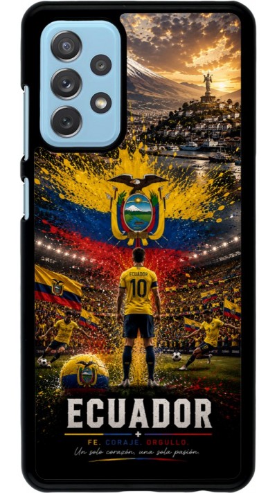 Coque Samsung Galaxy A72 - Football Équateur splash 2026