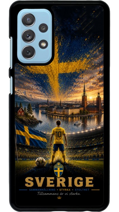 Coque Samsung Galaxy A72 - Football Suède splash 2026