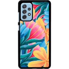 Samsung Galaxy A72 Case Hülle - Spring 23 colorful flowers