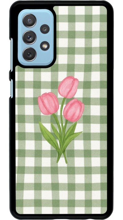 Coque Samsung Galaxy A72 - Green vichy tulips Spring 2026