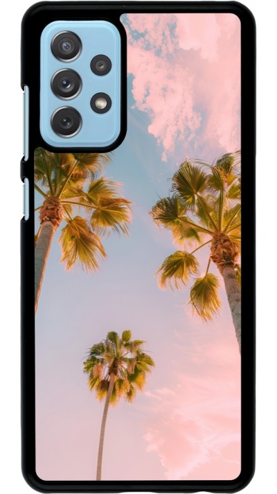 Samsung Galaxy A72 Case Hülle - Summer 2025 Palmiers