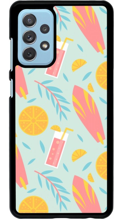 Samsung Galaxy A72 Case Hülle - Summer 2025 Pattern citron