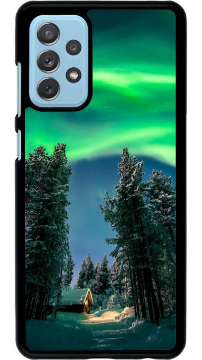 Samsung Galaxy A72 Case Hülle - Winter 22 Northern Lights