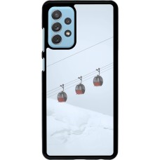 Samsung Galaxy A72 Case Hülle - Winter 22 ski lift