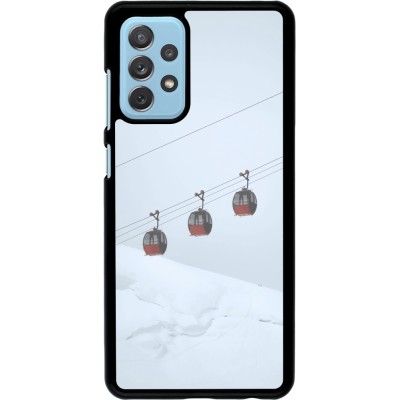 Samsung Galaxy A72 Case Hülle - Winter 22 ski lift