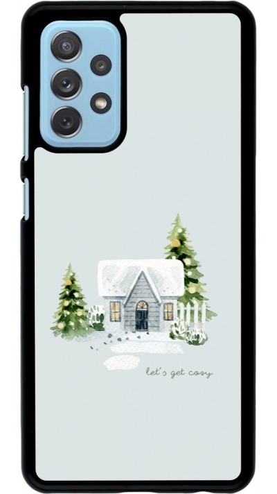 Samsung Galaxy A72 Case Hülle - Winter 25 Cosy House