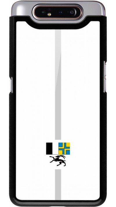 Samsung Galaxy A80 Case Hülle - Kanton GR weiss