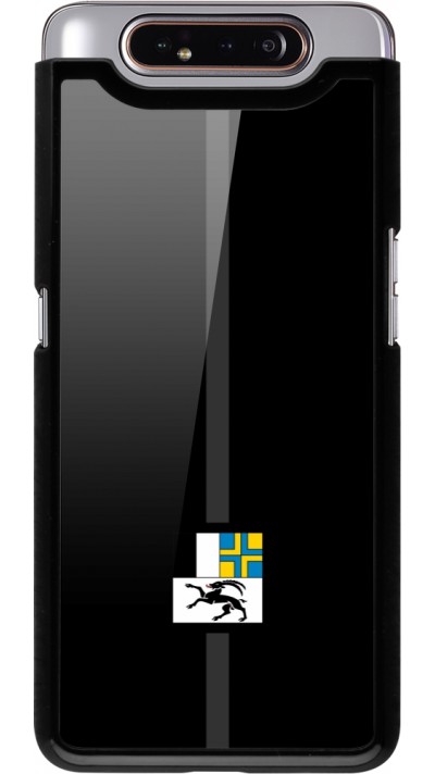 Samsung Galaxy A80 Case Hülle - Kanton GR schwarz