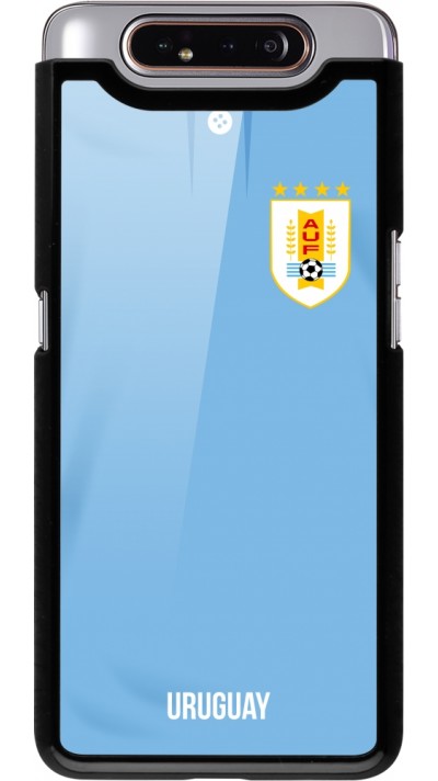 Samsung Galaxy A80 Case Hülle - Uruguay 2022 personalisierbares Fussballtrikot