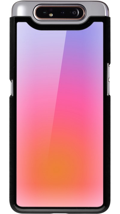 Samsung Galaxy A80 Case Hülle - Orange Pink Blue Gradient