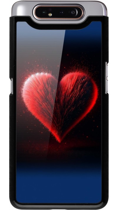 Samsung Galaxy A80 Case Hülle - Valentin 2025 rotes Herz