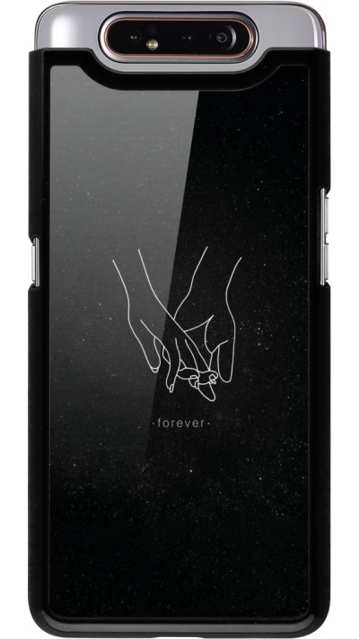 Samsung Galaxy A80 Case Hülle - Valentine 2023 hands forever