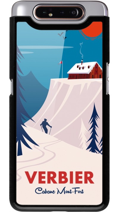 Samsung Galaxy A80 Case Hülle - Verbier Cabane Mont-Fort