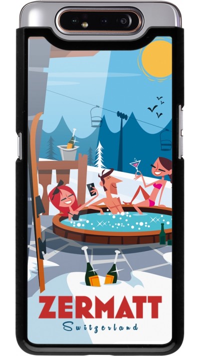 Samsung Galaxy A80 Case Hülle - Zermatt Mountain Jacuzzi