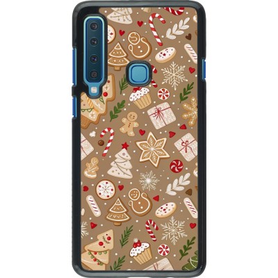 Samsung Galaxy A9 Case Hülle - Christmas 25 Pattern Ginger Cookie