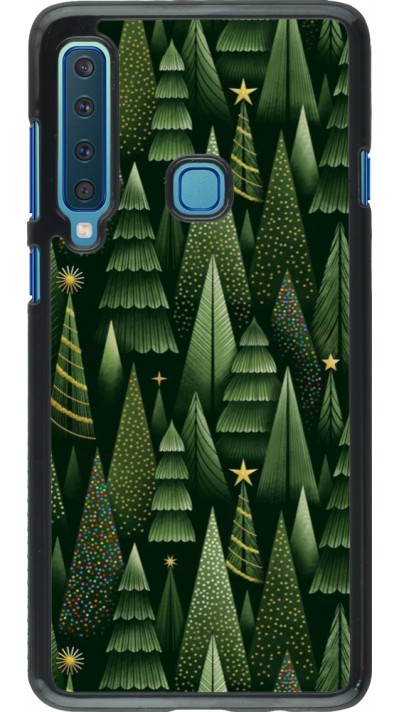 Samsung Galaxy A9 Case Hülle - Christmas 25 Pattern Xmas Tree