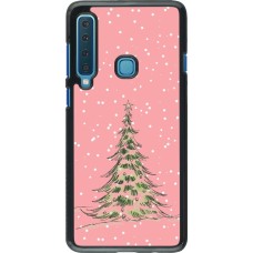 Samsung Galaxy A9 Case Hülle - Christmas 25 Pink Tree